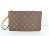 LOUIS VUITTON Unconfirmed Louis Vuitton Monogram Neverfull Pouch with ST