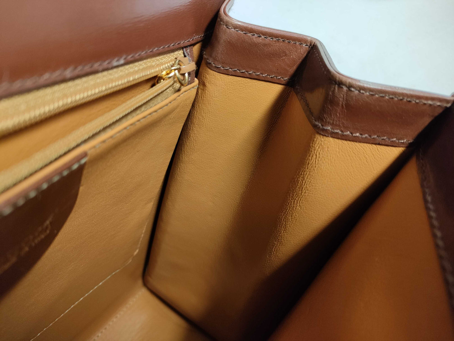 GUCCI Ladylock Brown Handbag with ST 000.23.0258