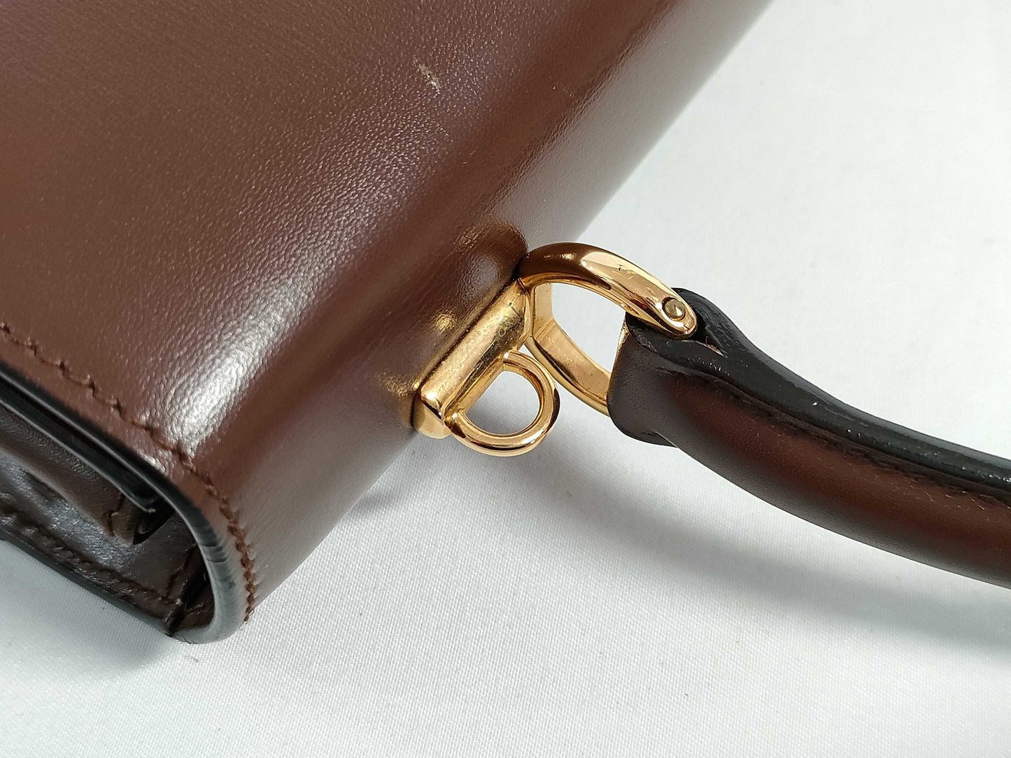 GUCCI Ladylock Brown Handbag with ST 000.23.0258