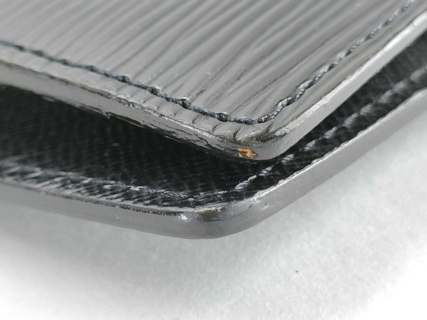 LOUIS VUITTON RFID Unverifiable TH4087 Epi Louis Vuitton Agenda GM Black Notebook Cover