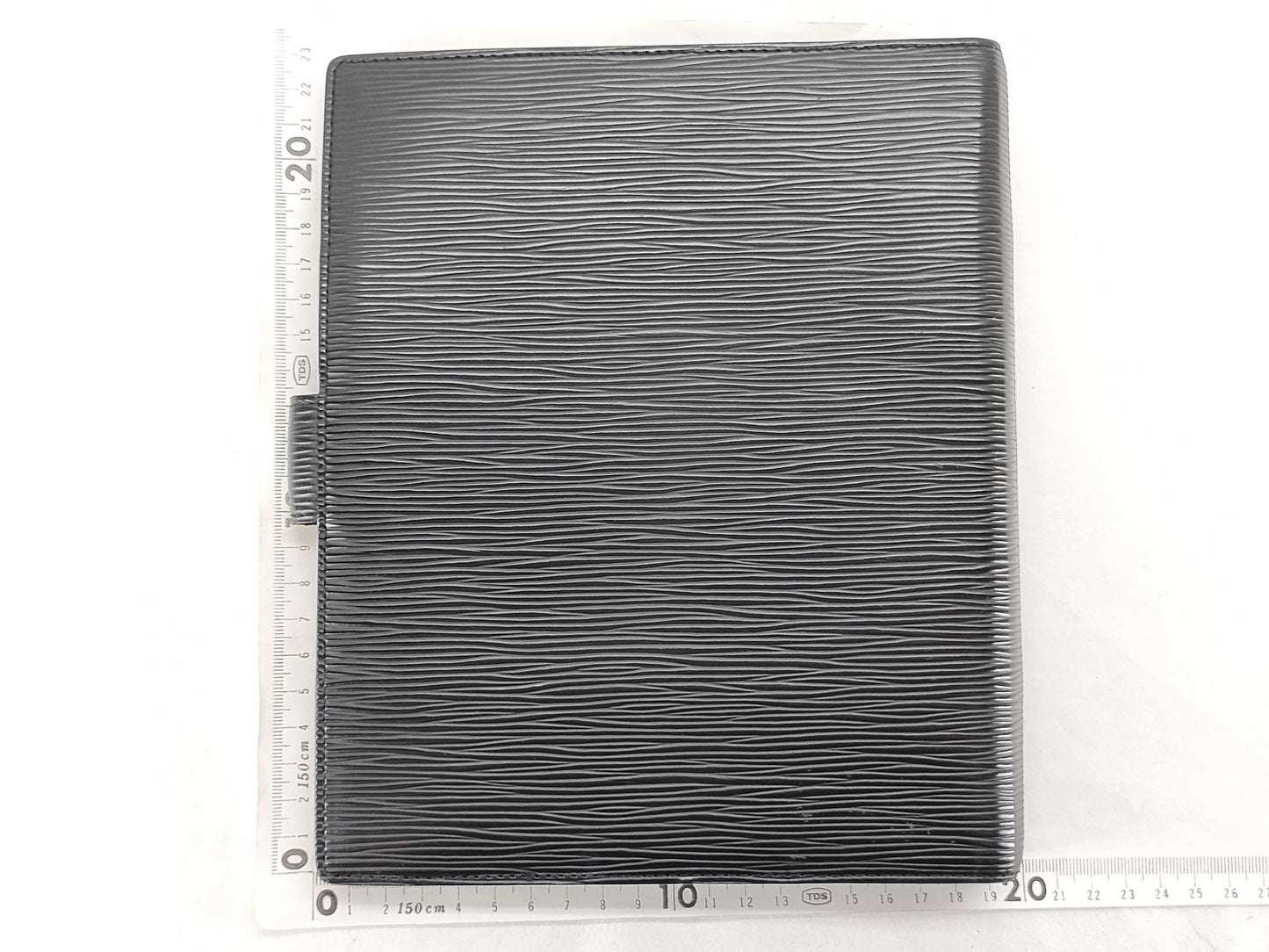 LOUIS VUITTON RFID Unverifiable TH4087 Epi Louis Vuitton Agenda GM Black Notebook Cover