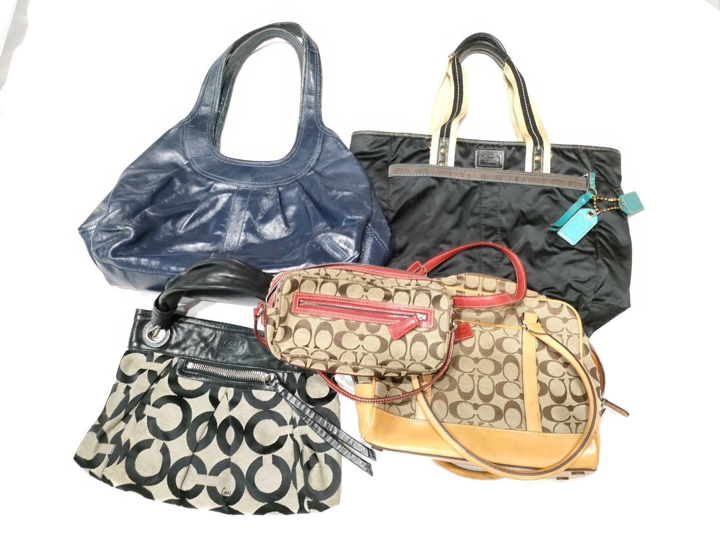 COACH 5-piece tote bag set
