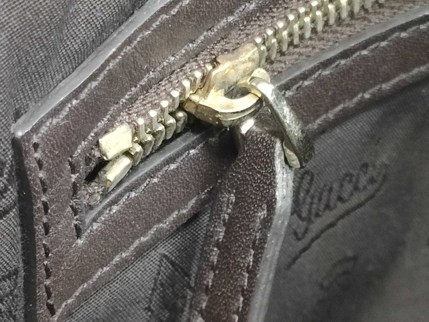 GUCCI Guccissima Interlocking Shoulder Bag