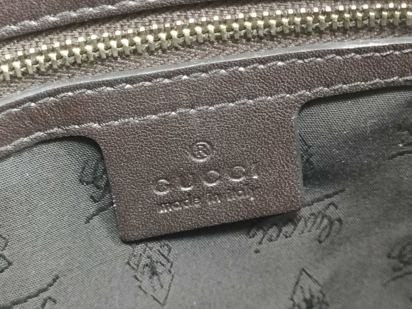 GUCCI Guccissima Interlocking Shoulder Bag