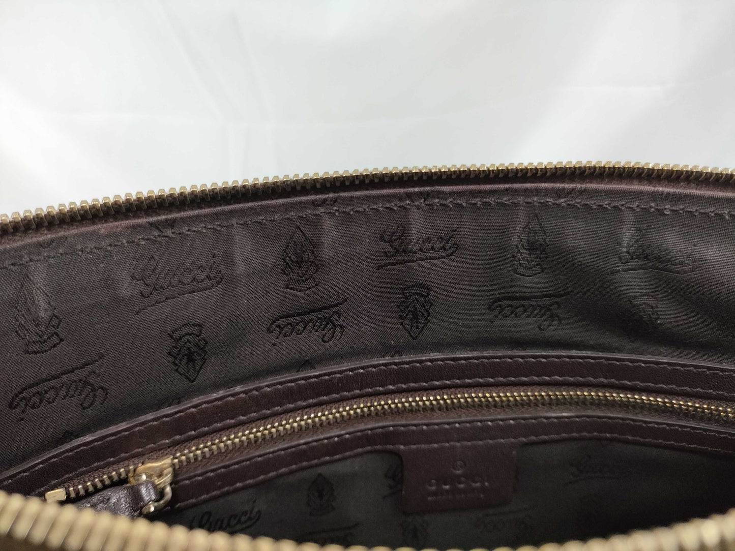 GUCCI Guccissima Interlocking Shoulder Bag