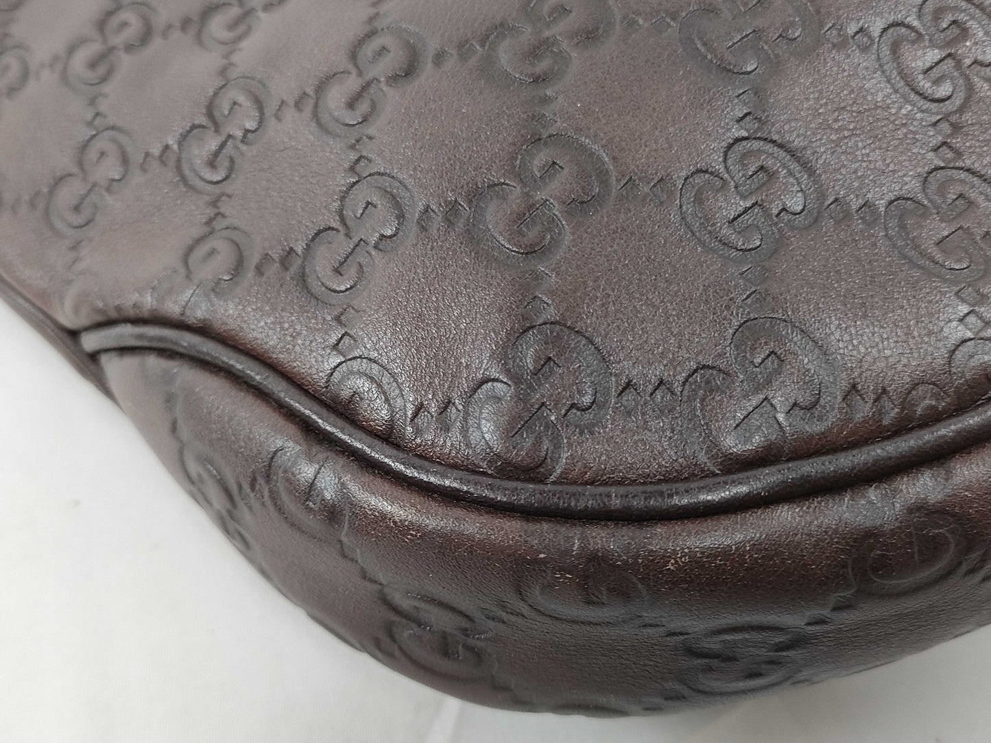 GUCCI Guccissima Interlocking Shoulder Bag