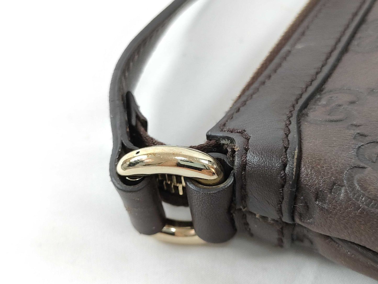 GUCCI Guccissima Interlocking Shoulder Bag