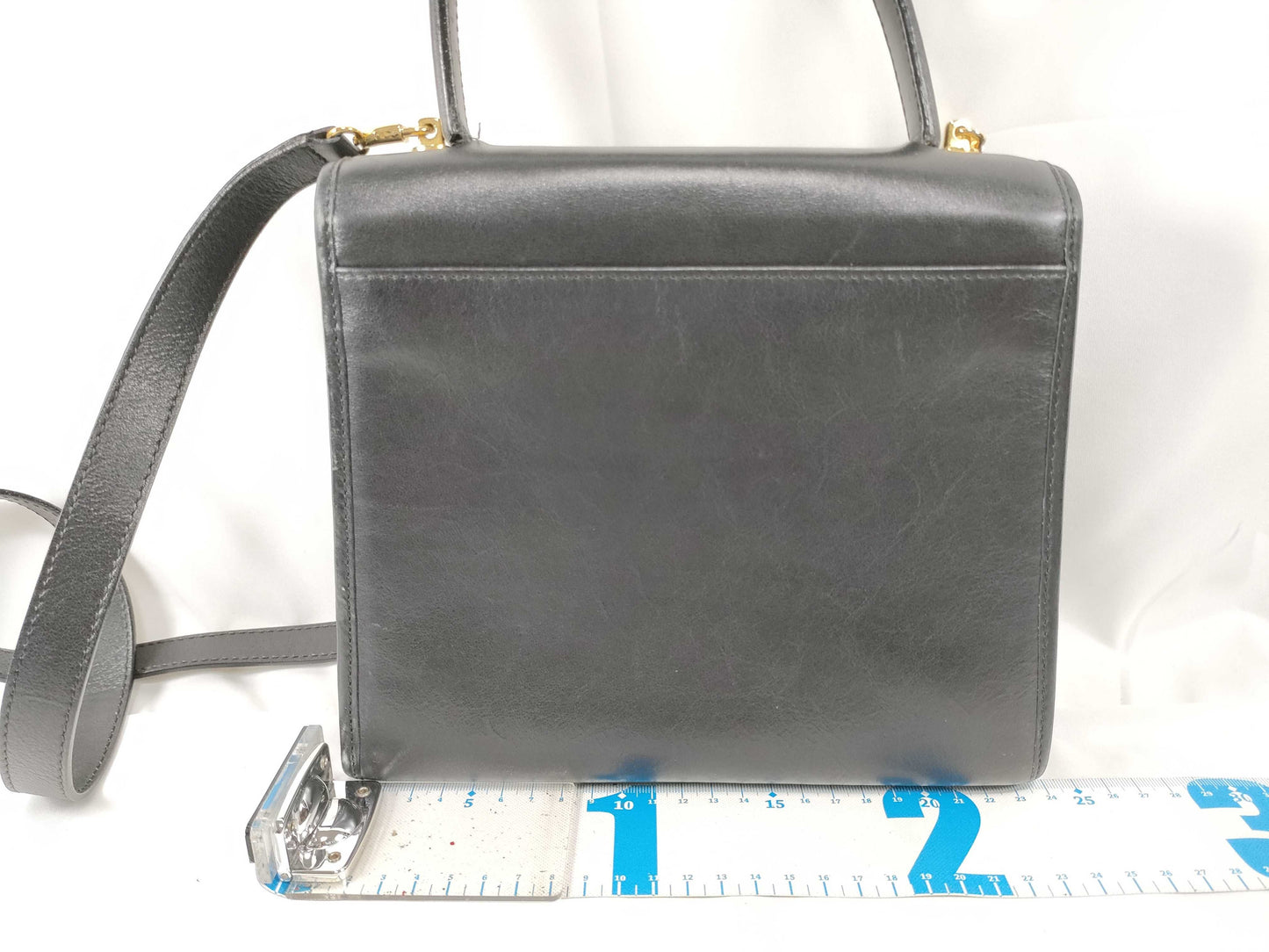 CELINE Gancini Top Handle 2-Way Shoulder Bag/Handbag