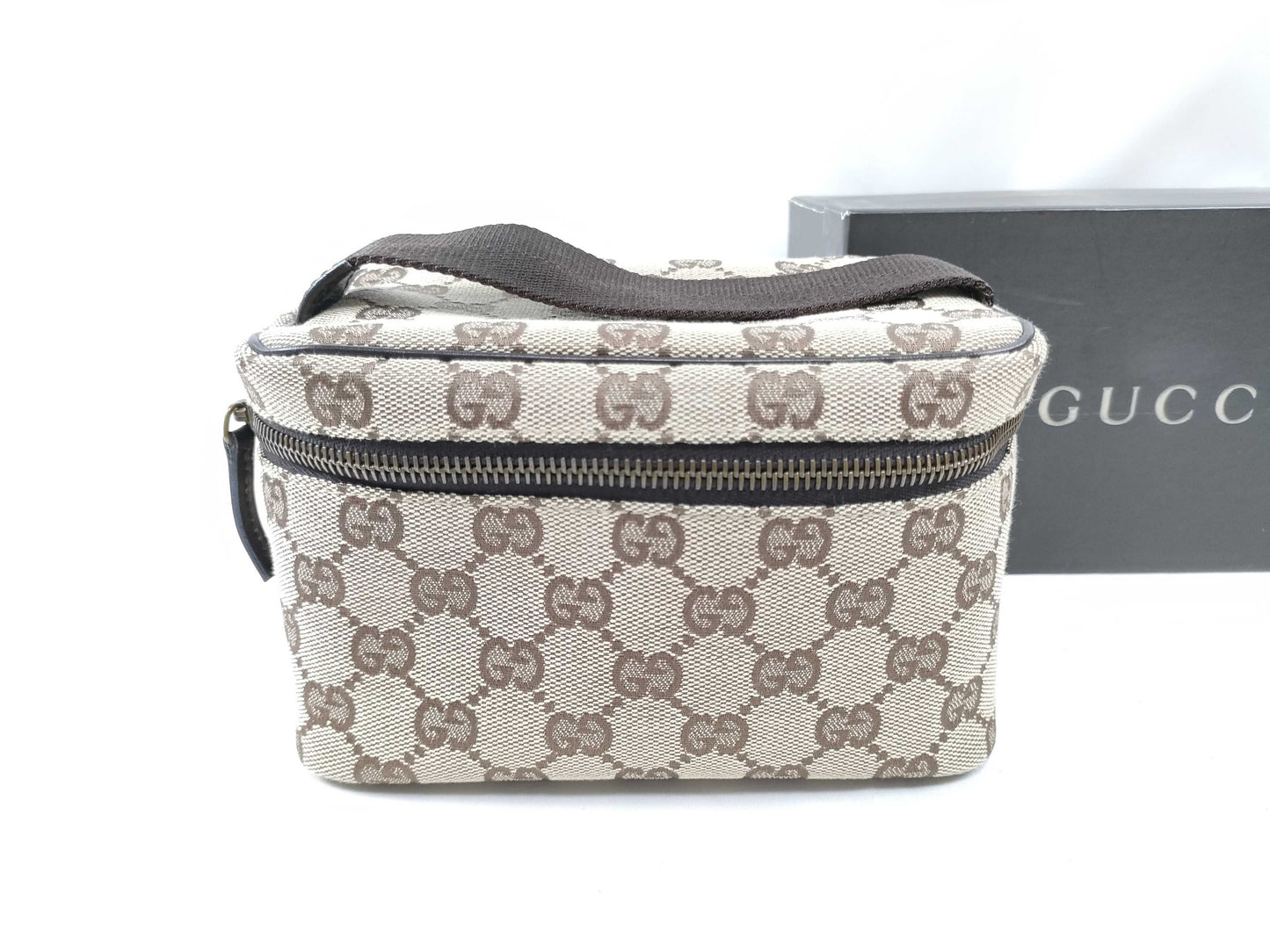 GUCCI GG Canvas Vanity Bag