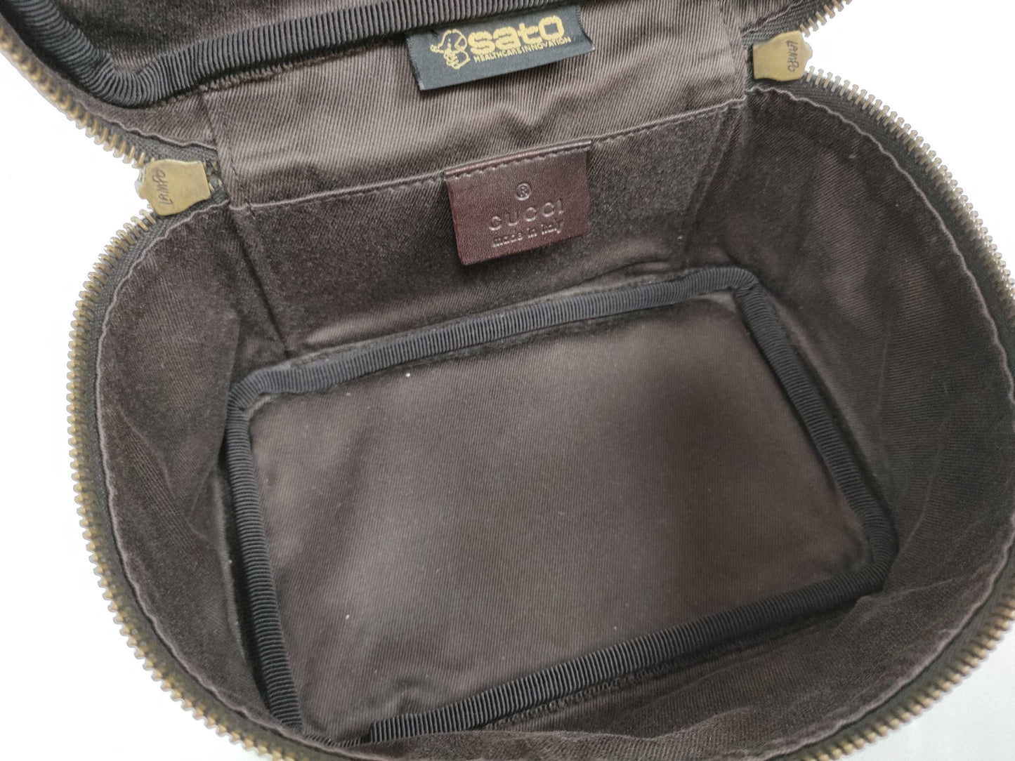 GUCCI GG Canvas Vanity Bag