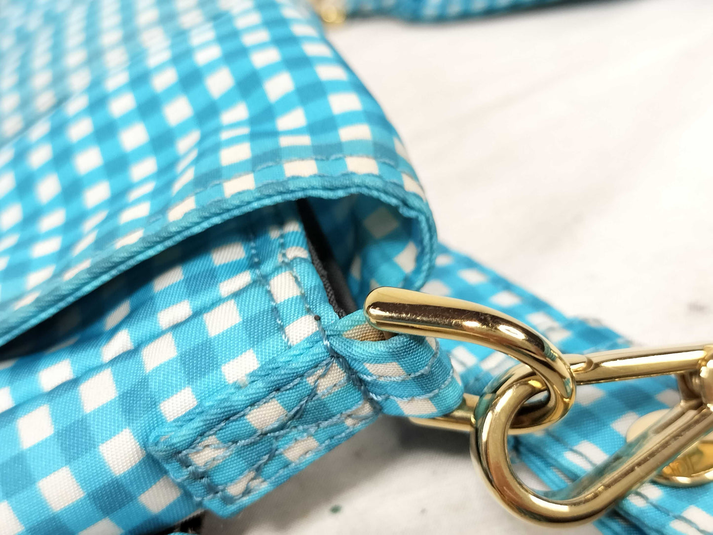 FENDI Mamma Bucket 2-way shoulder bag, gingham check