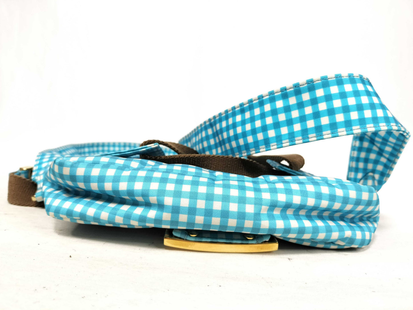 FENDI Mamma Bucket 2-way shoulder bag, gingham check