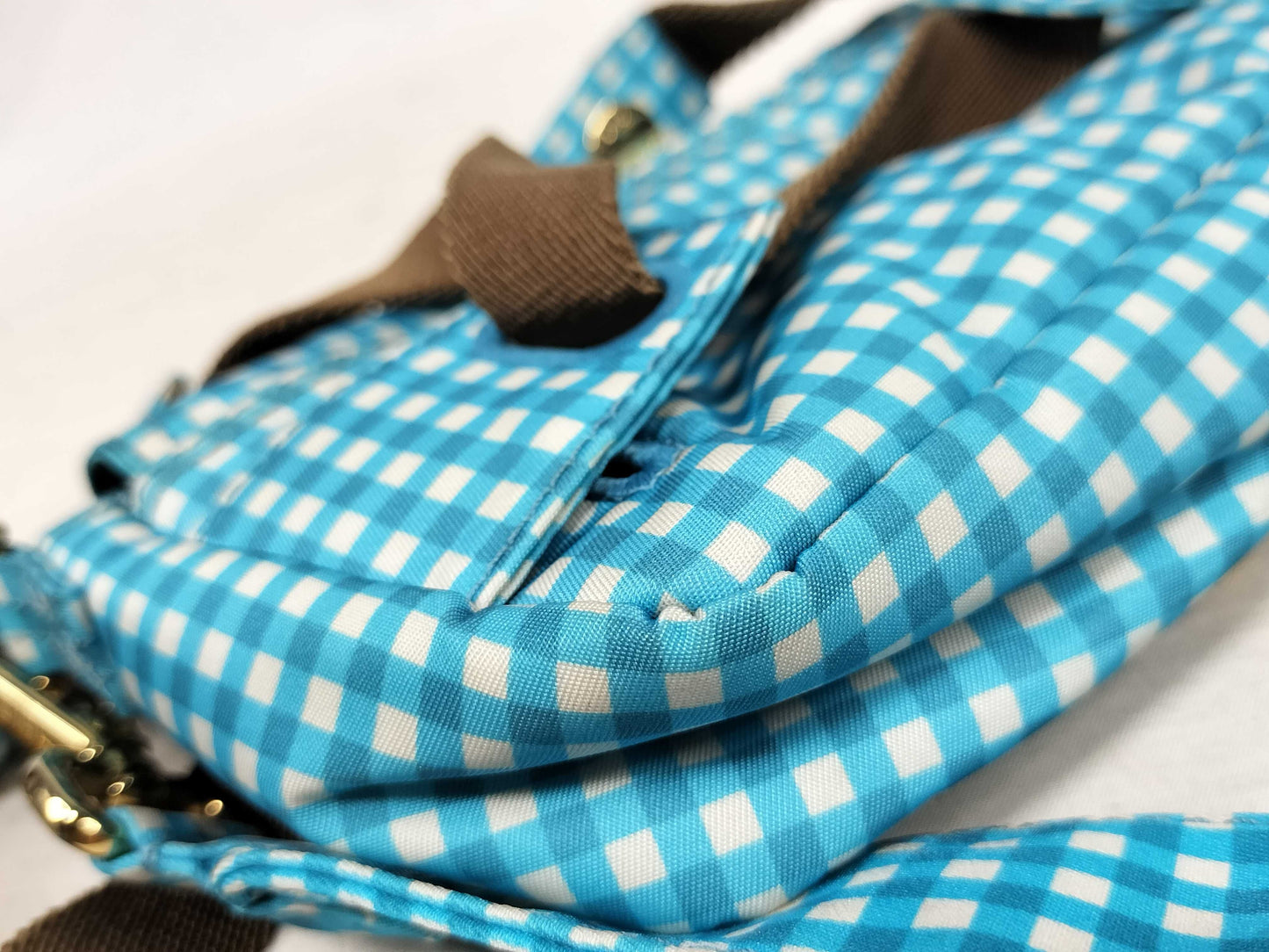 FENDI Mamma Bucket 2-way shoulder bag, gingham check