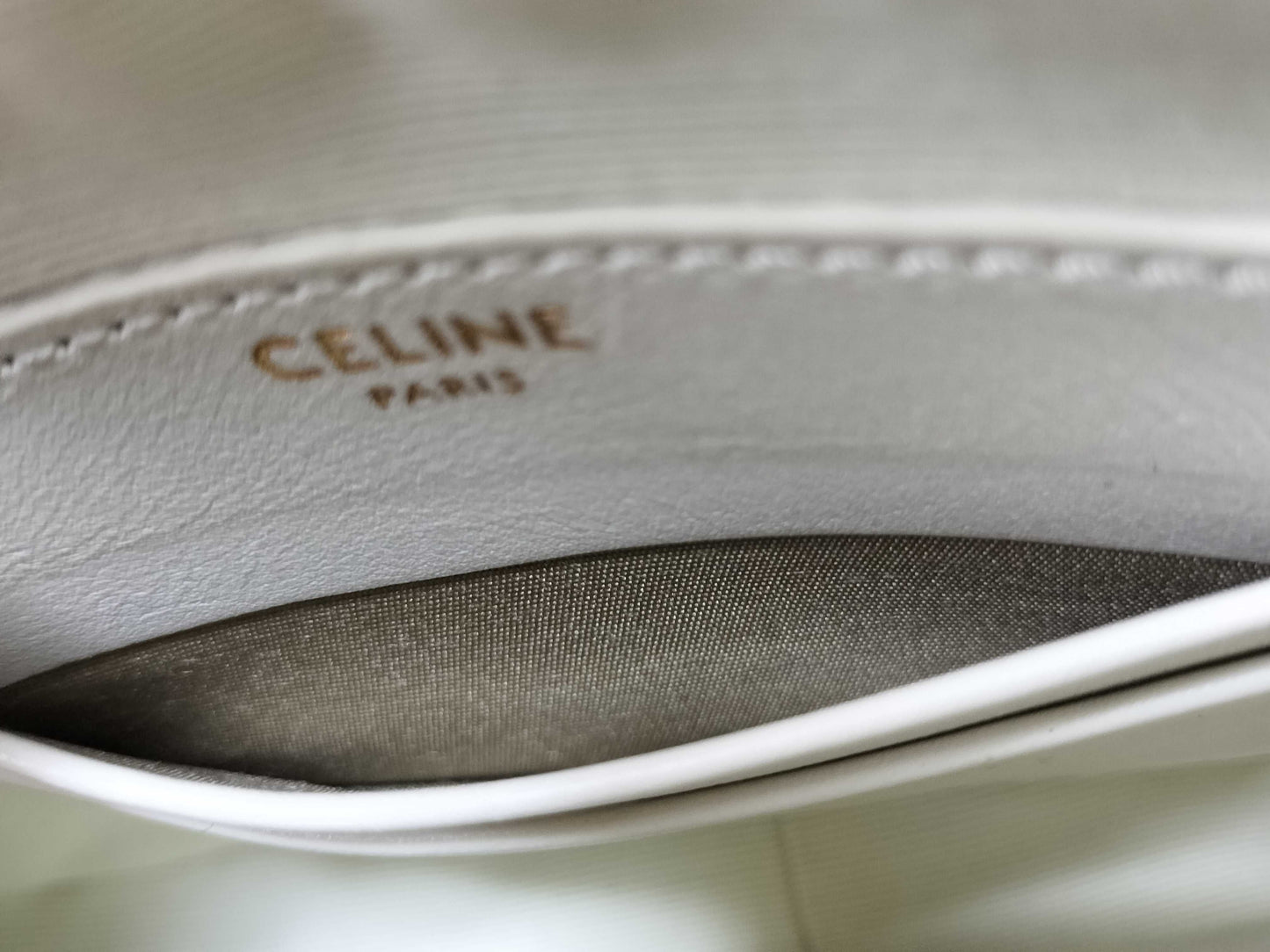 CELINE C Charm Quilted Shoulder Bag