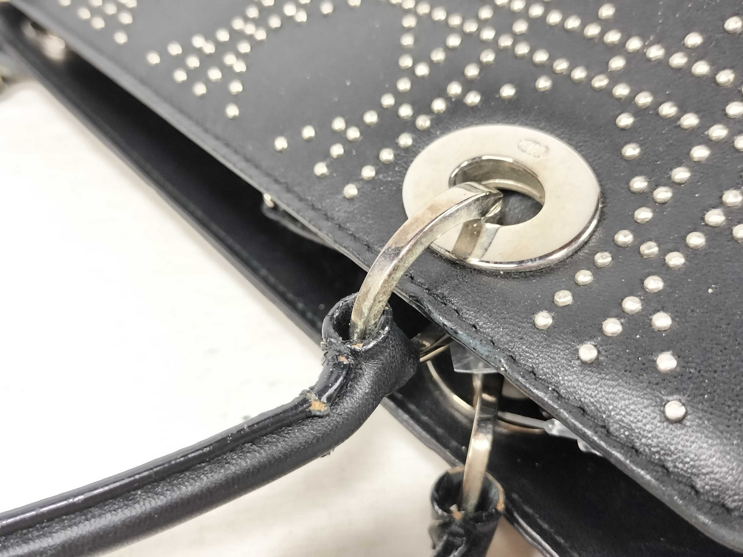 Dior Christian Dior Cannage Studs Handbag