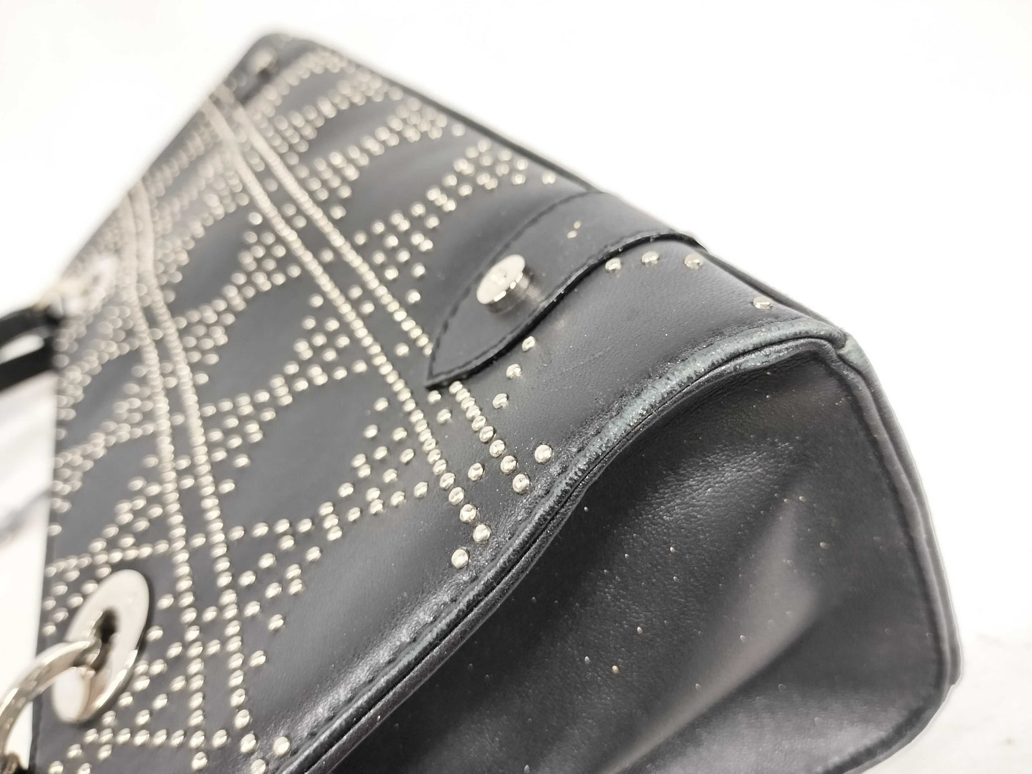 Dior Christian Dior Cannage Studs Handbag