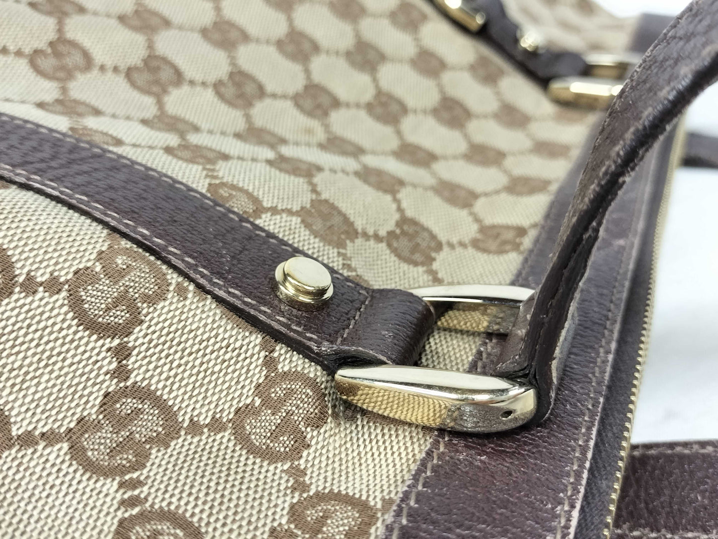 GUCCI GG Canvas Abby Tote Bag