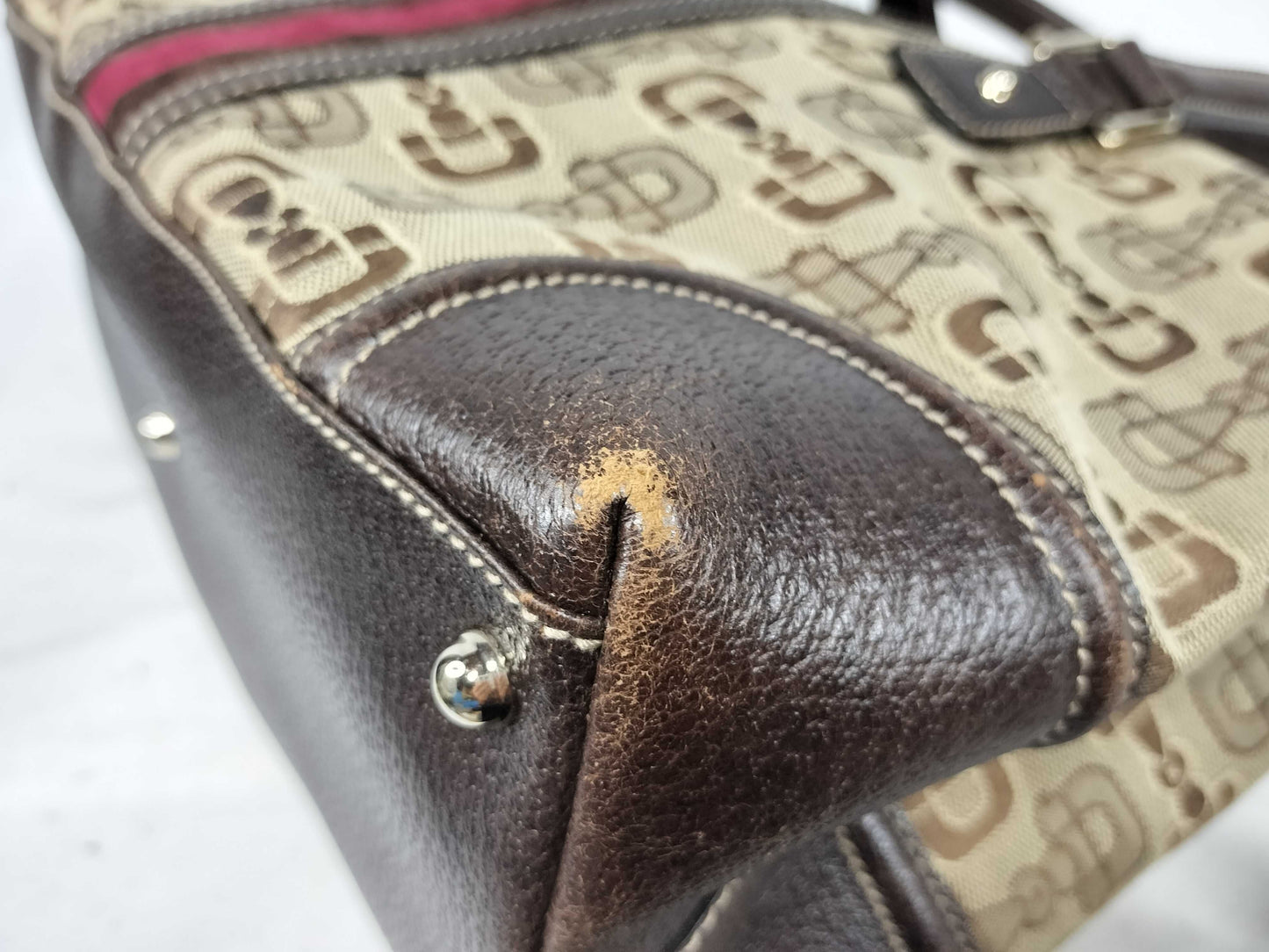 GUCCI Gucci Sherry Line Horsebit Doctor's Bag Handbag Shoulder Bag
