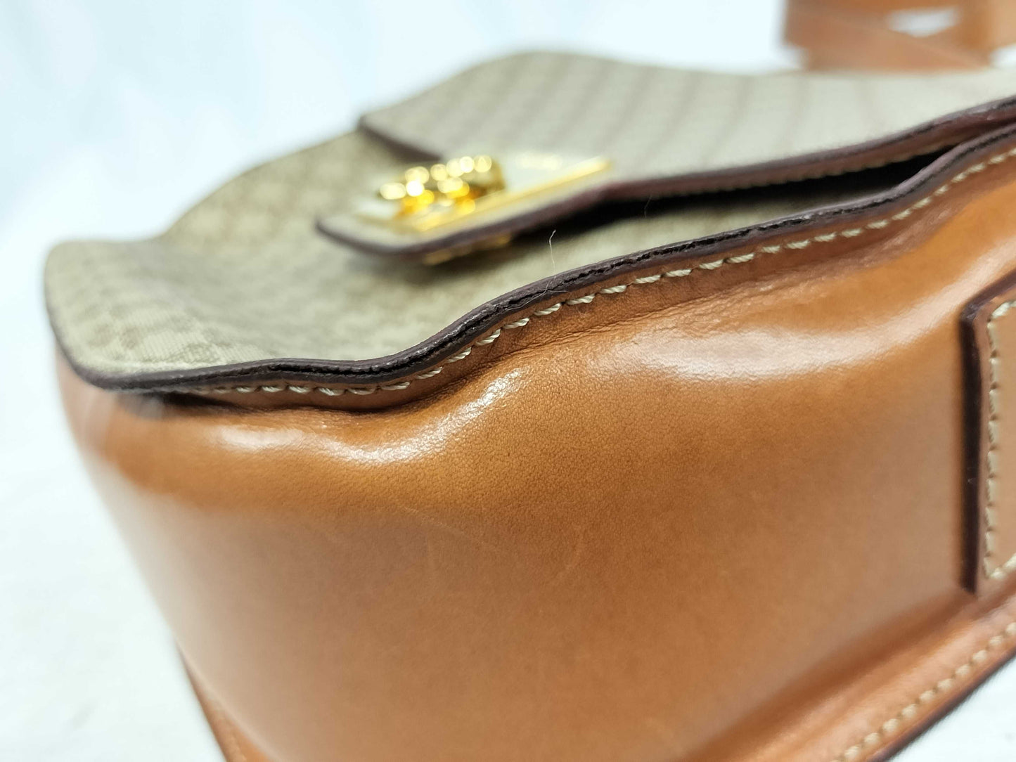 CELINE Macadam Gancini Shoulder Bag