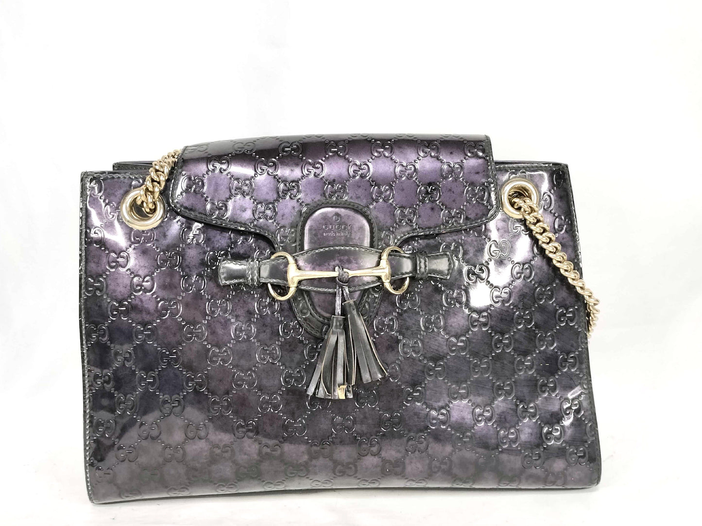 GUCCI Guccissima Amy Chain Shoulder Bag Shoulder Bag