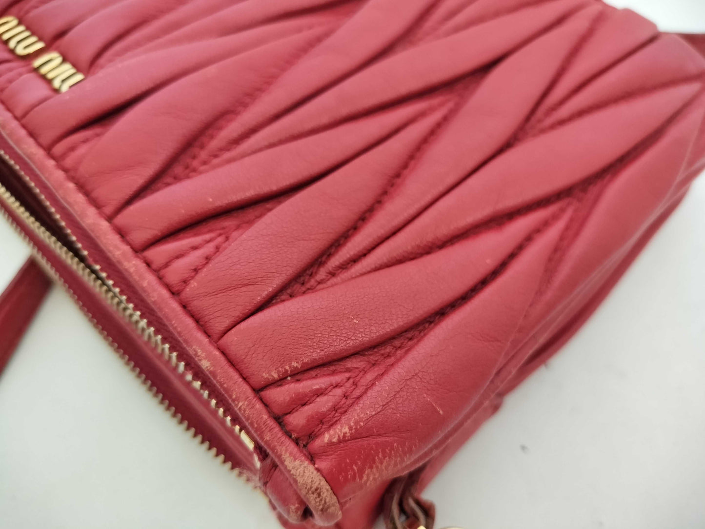 Miu Miu Matelasse Shoulder Bag