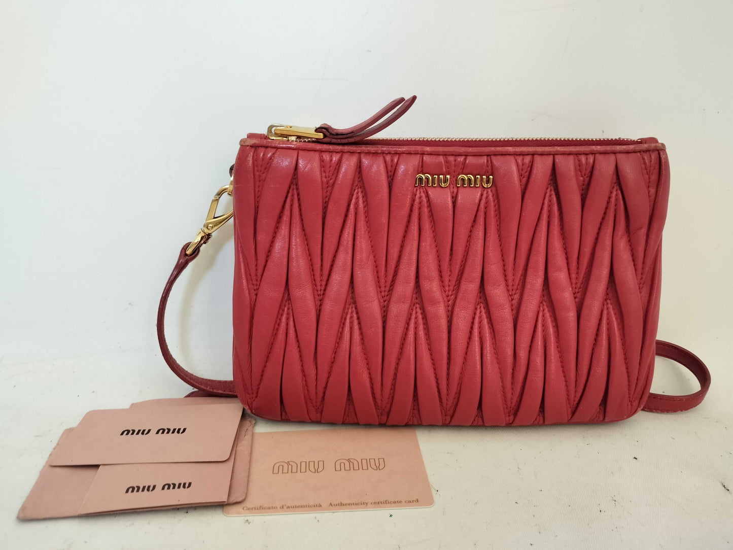 Miu Miu Matelasse Shoulder Bag