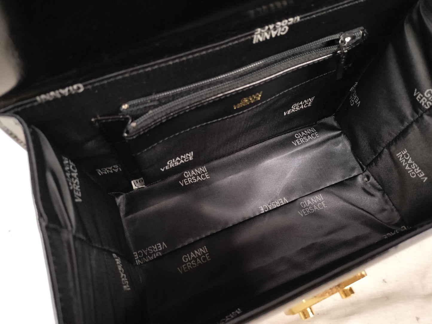 VERSACE Sunburst Vanity Bag Handbag Handbag