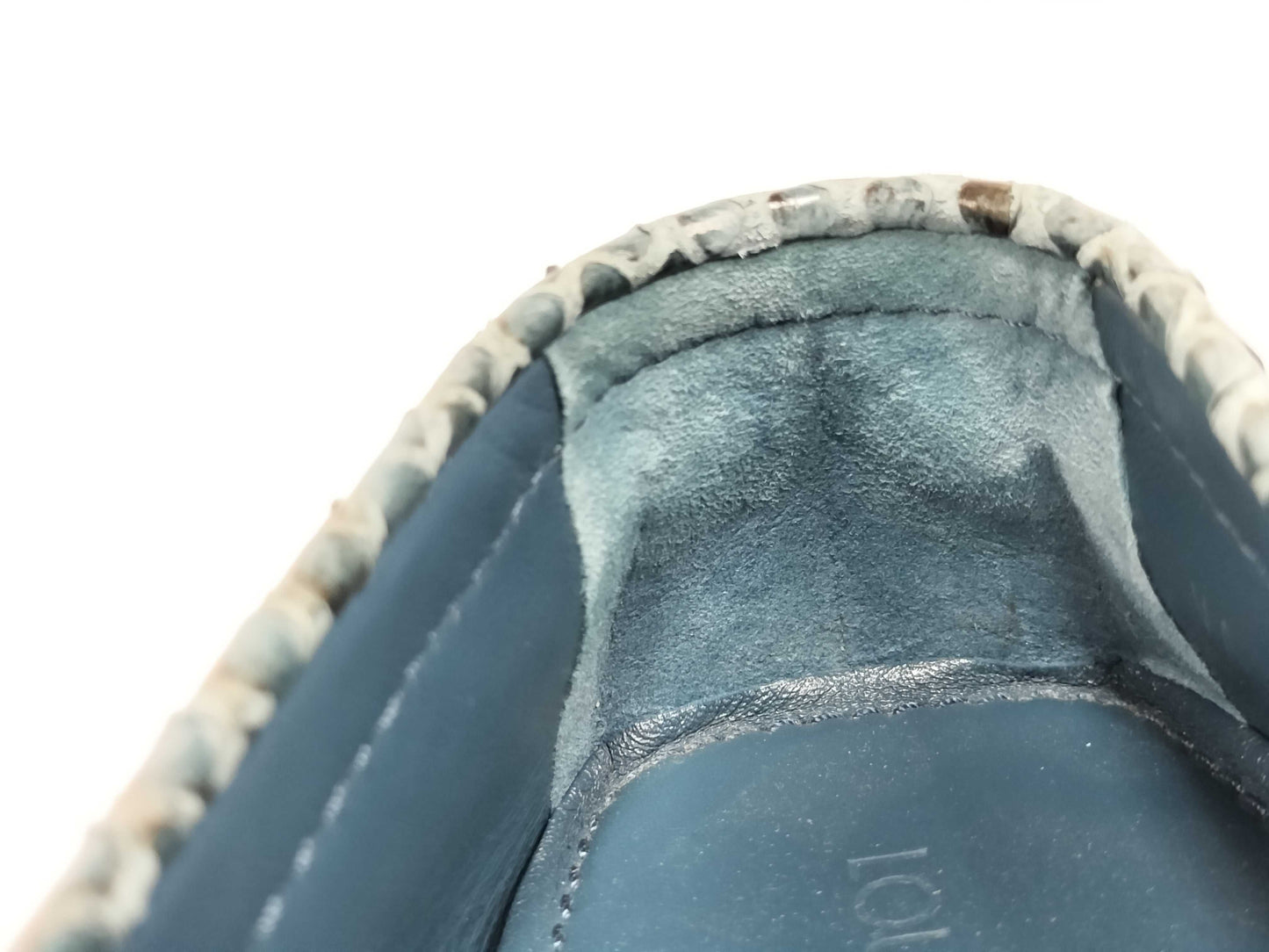 LOUIS VUITTON Louis Vuitton Python Driving Shoes Other Shoes