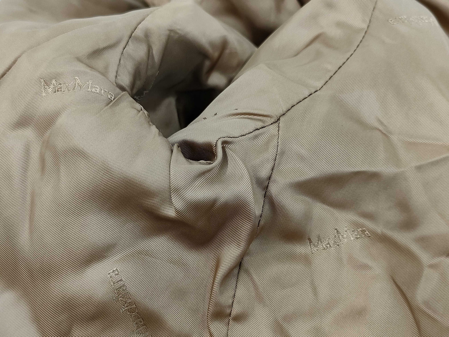 MaxMara Trench Coat with Belt, Size 36