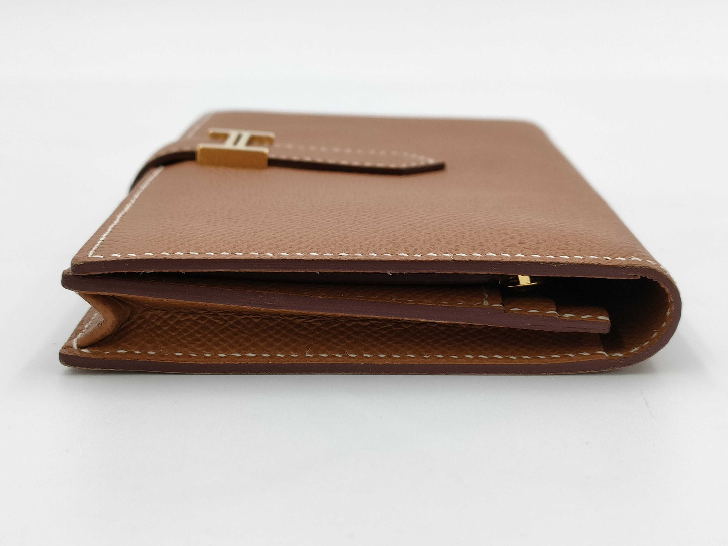 HERMES Bearn Bifold Long Wallet YPN006SU Engraved Y Wallet