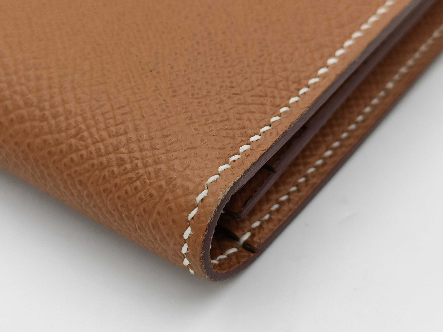 HERMES Bearn Bifold Long Wallet YPN006SU Engraved Y Wallet