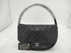 CHANEL Hula Hoop Matelasse Lambskin Handbag, Black, Card & Seal, No. 18