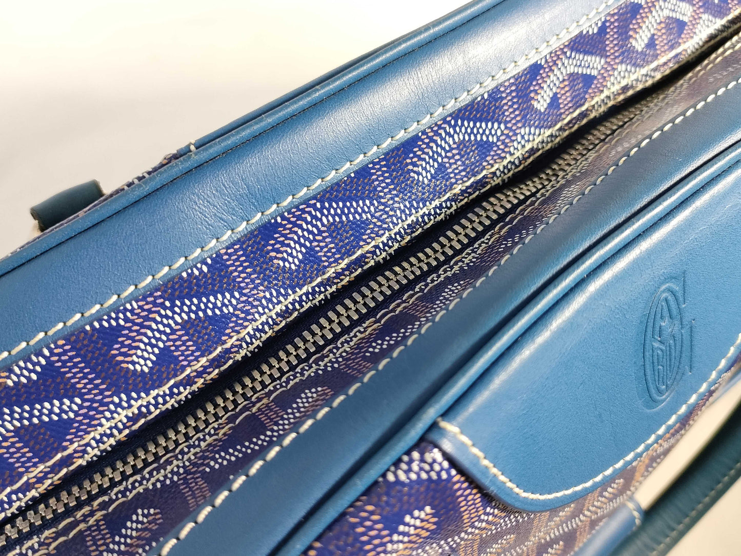 GOYARD GOYARD Goyard Saint Jeanne Herringbone Boston Bag Boston Bag