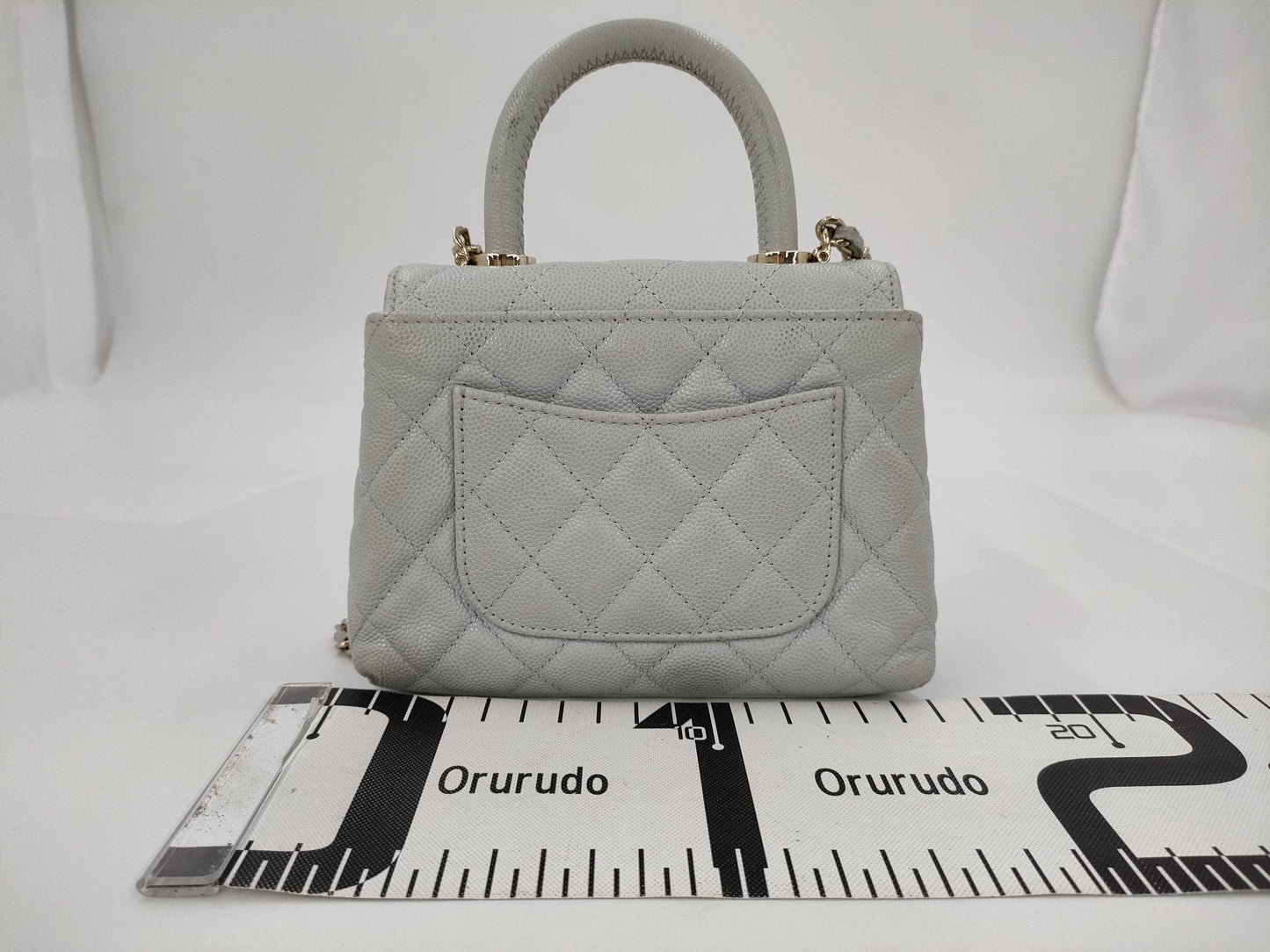 CHANEL Extra Mini Caviar Leather Coco Handle 18" Gold Hardware Chain 2-Way Chain Shoulder Bag Random Number AP4244 Handbag