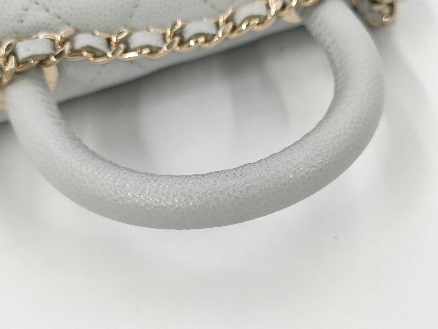 CHANEL Extra Mini Caviar Leather Coco Handle 18" Gold Hardware Chain 2-Way Chain Shoulder Bag Random Number AP4244 Handbag
