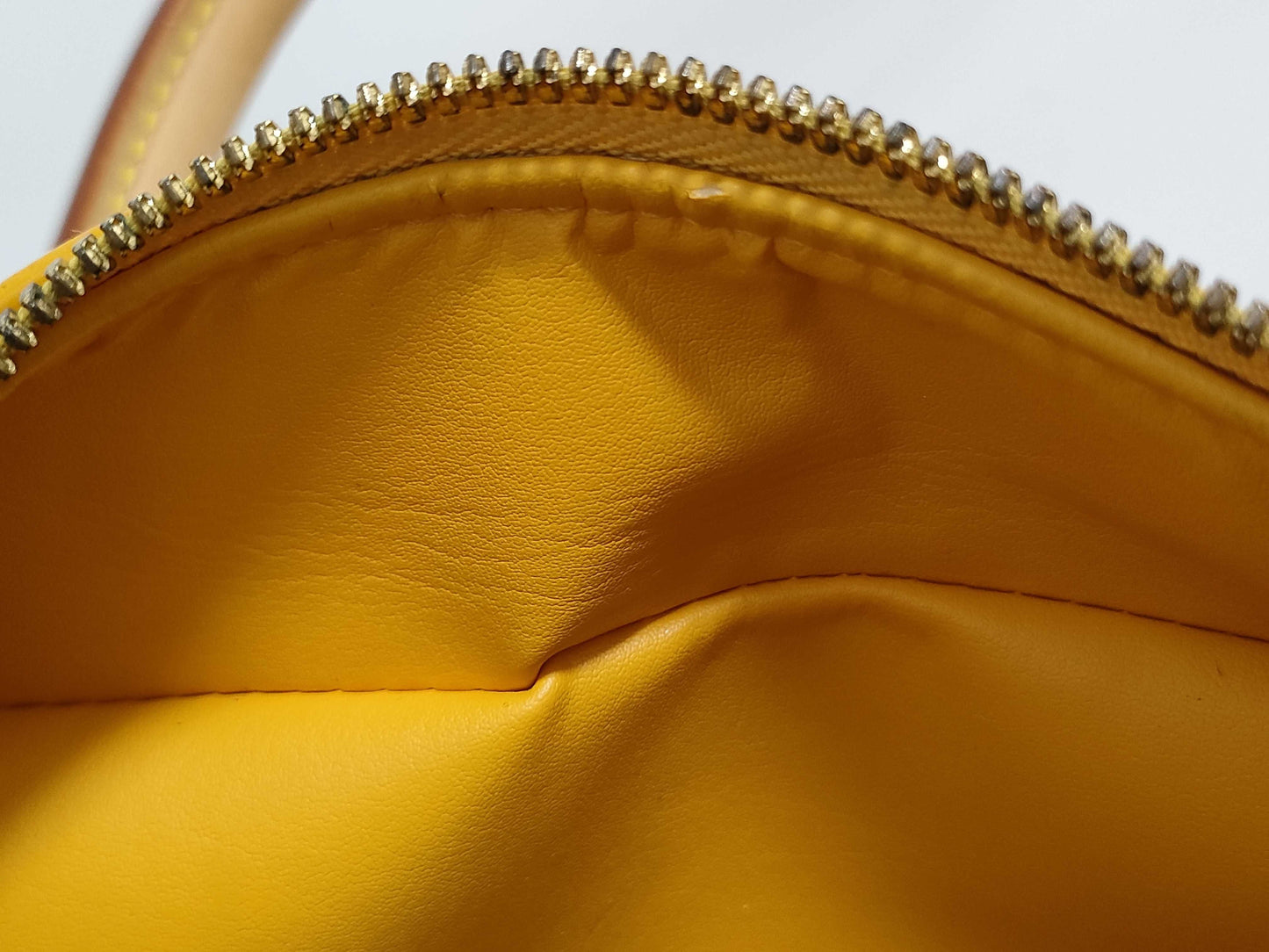 LOUIS VUITTON RFID Unverified Vernis Monogram Vernis Tompkins Yellow Handbag