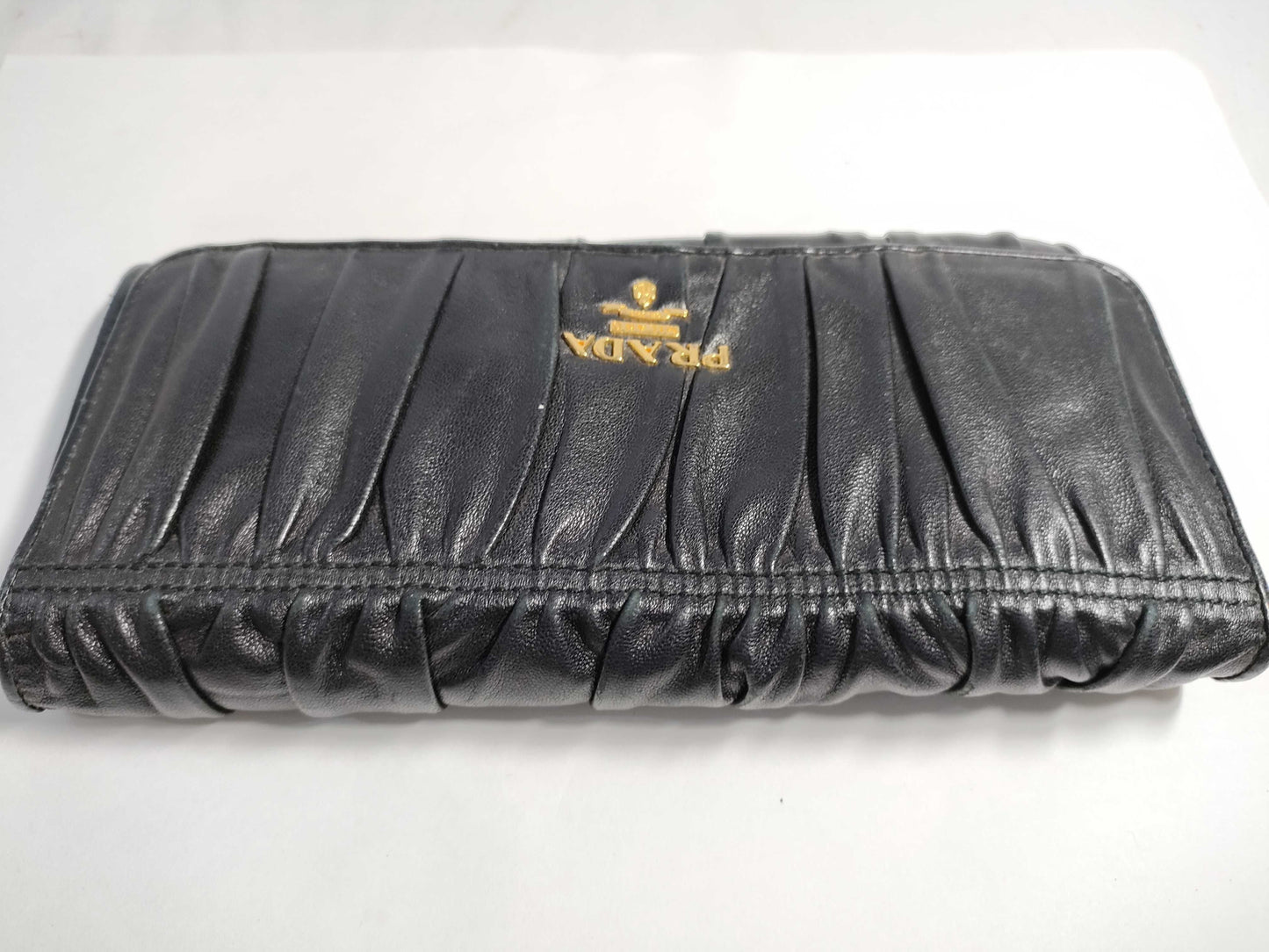 PRADA Prada Nappa Bifold Long Wallet Black Wallet