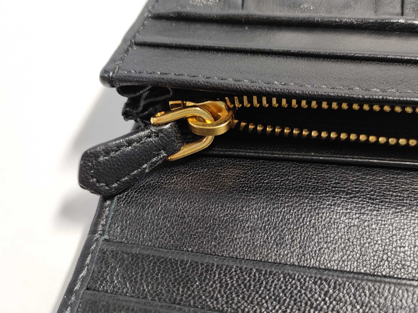 PRADA Prada Nappa Bifold Long Wallet Black Wallet