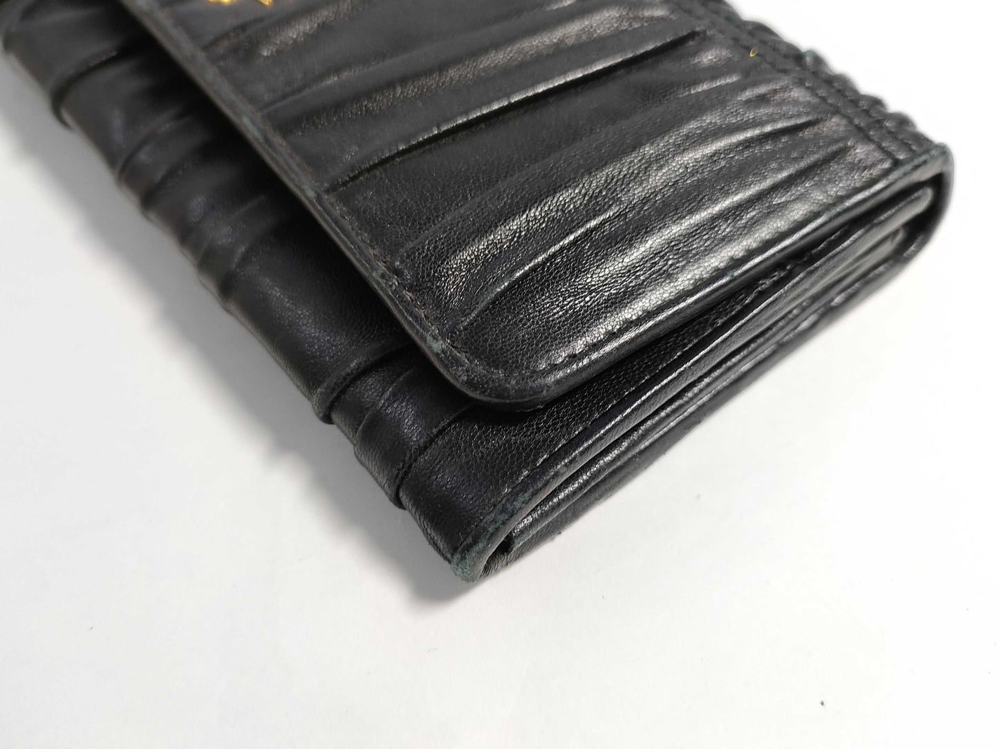 PRADA Prada Nappa Bifold Long Wallet Black Wallet