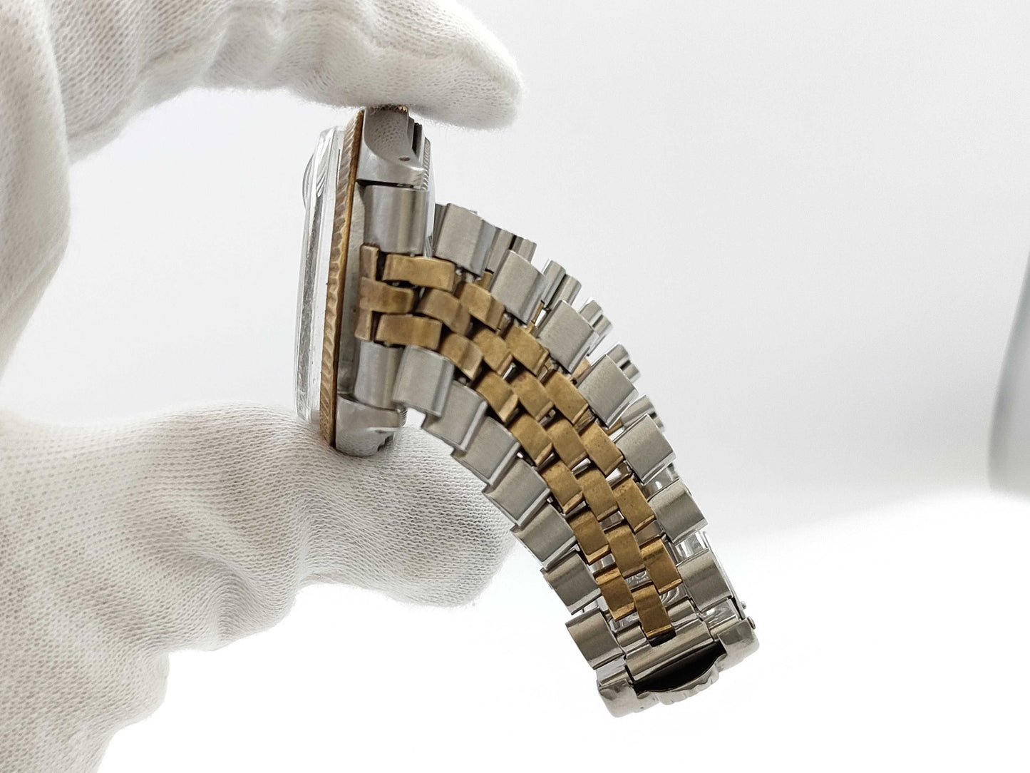 ROLEX Datejust 1601 2005622 Mosaic Dial Non-Working Boys' Watch No Internal Warranty