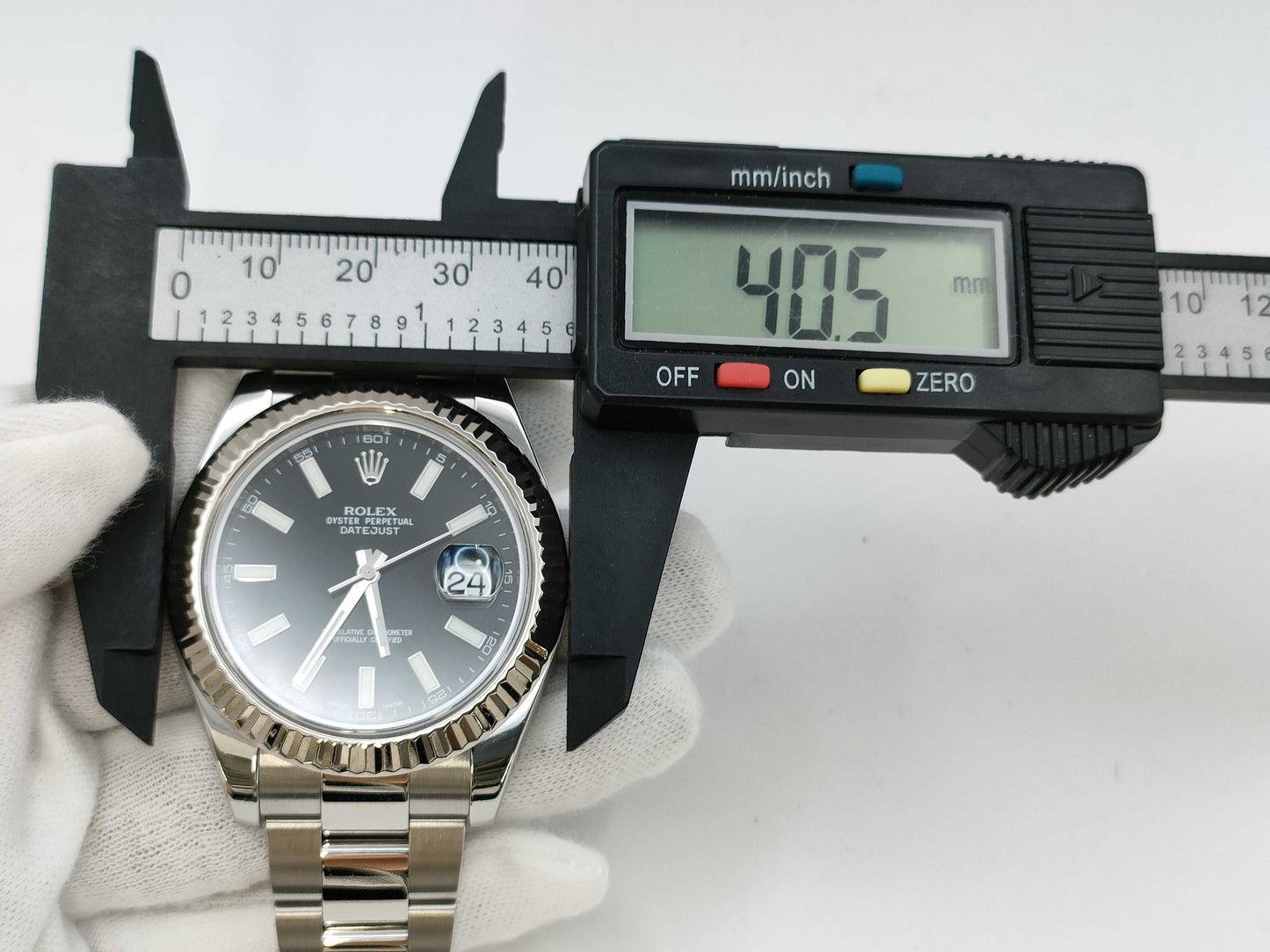 ROLEX Datejust 116334 V987645 Black Dial Men's Watch