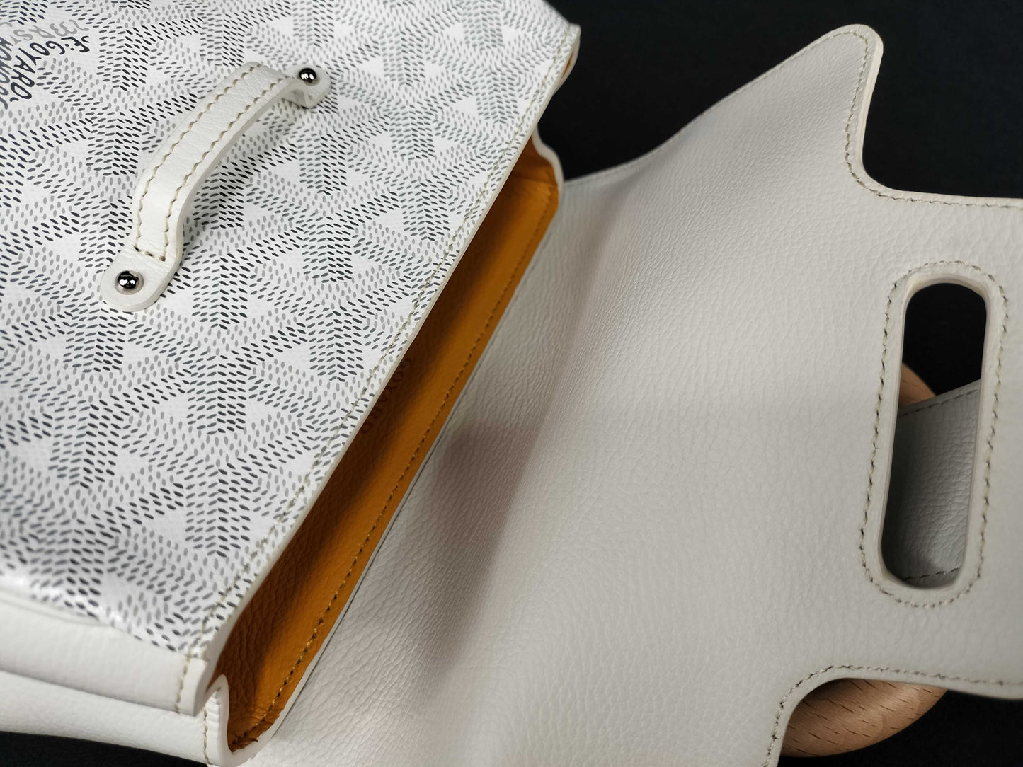 GOYARD GOYARD Saigon Mini White Handbag