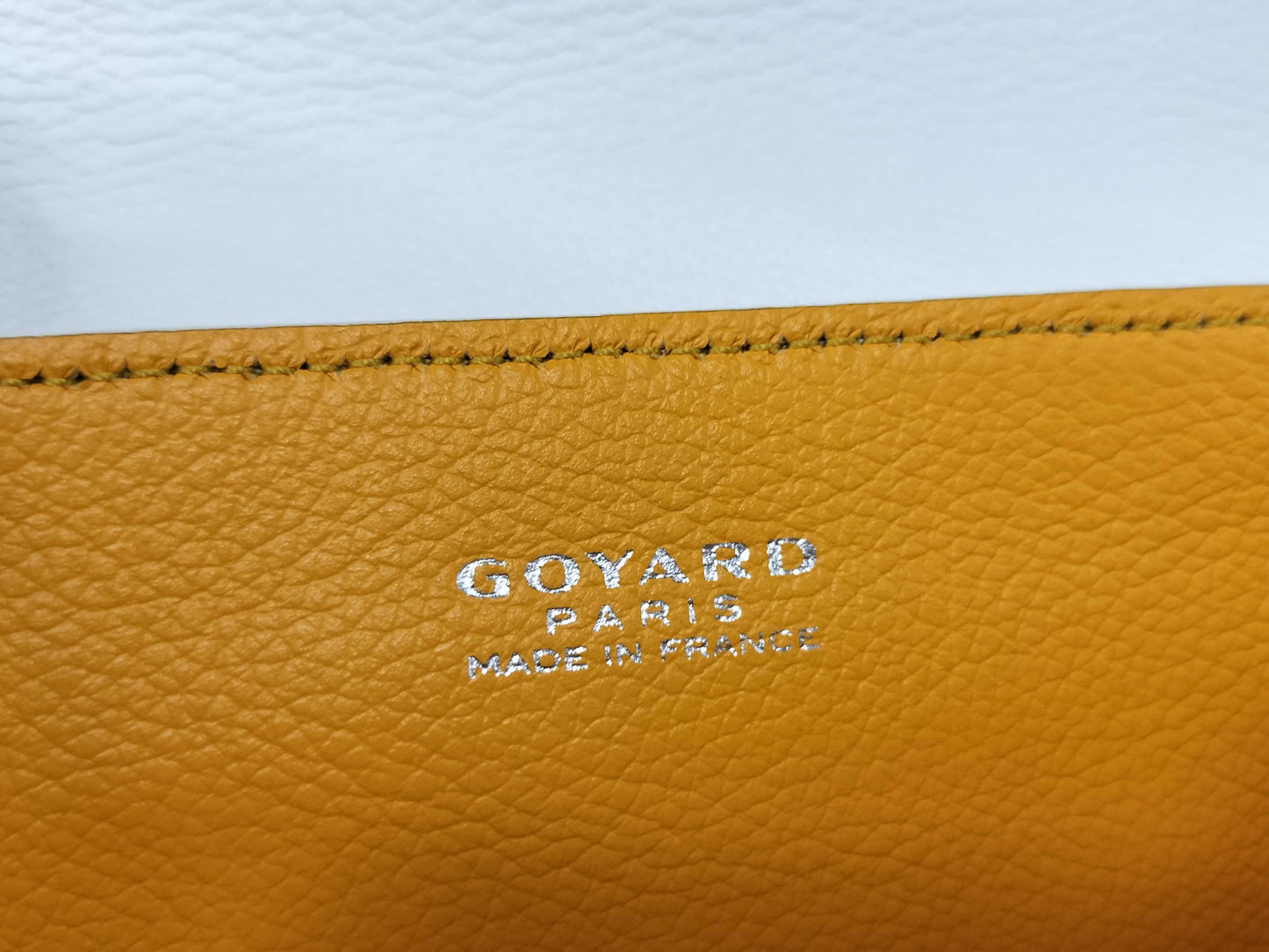 GOYARD GOYARD Saigon Mini White Handbag