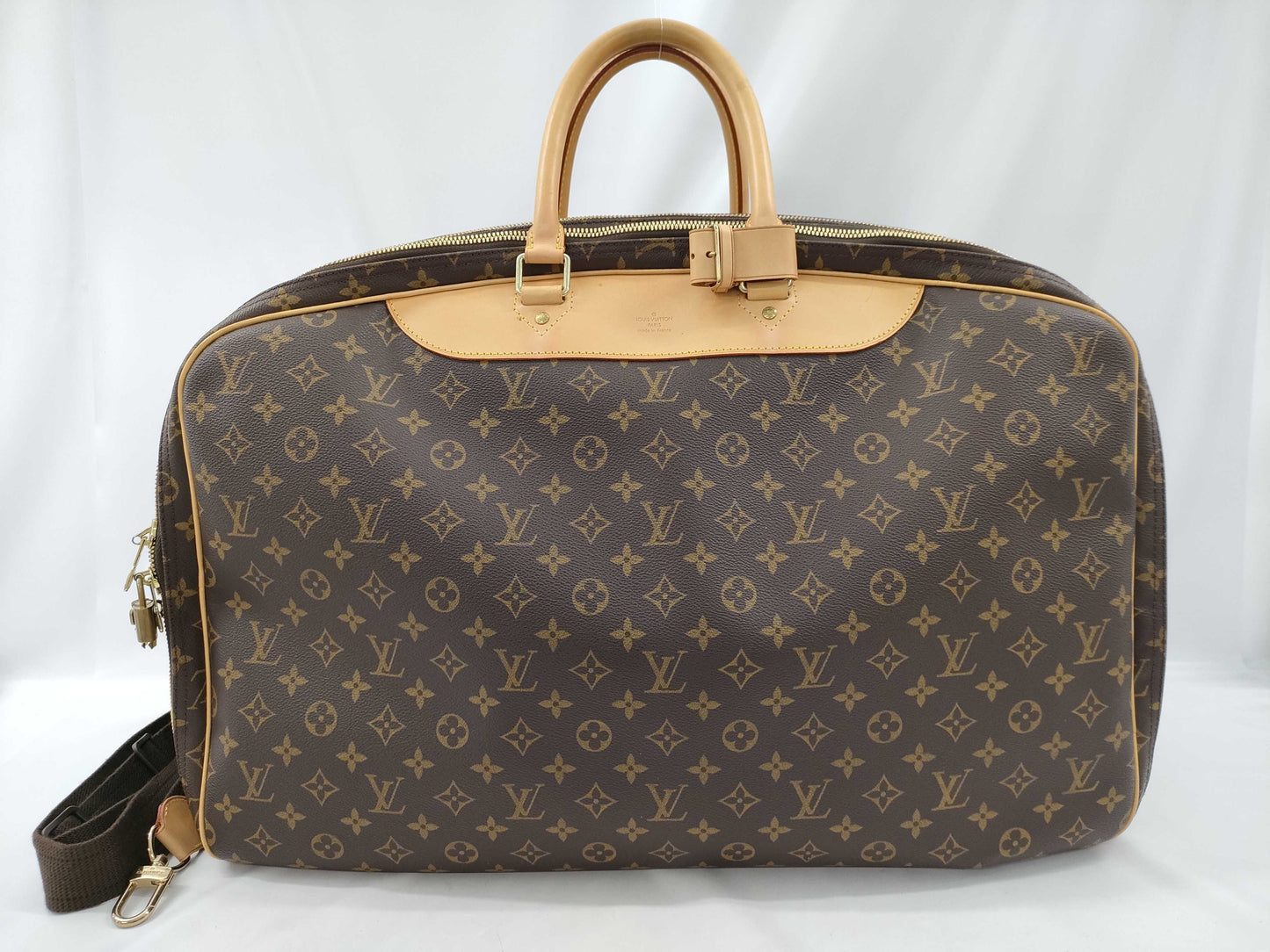 LOUIS VUITTON Alize de Poche Monogram Boston Bag with Shoulder Strap