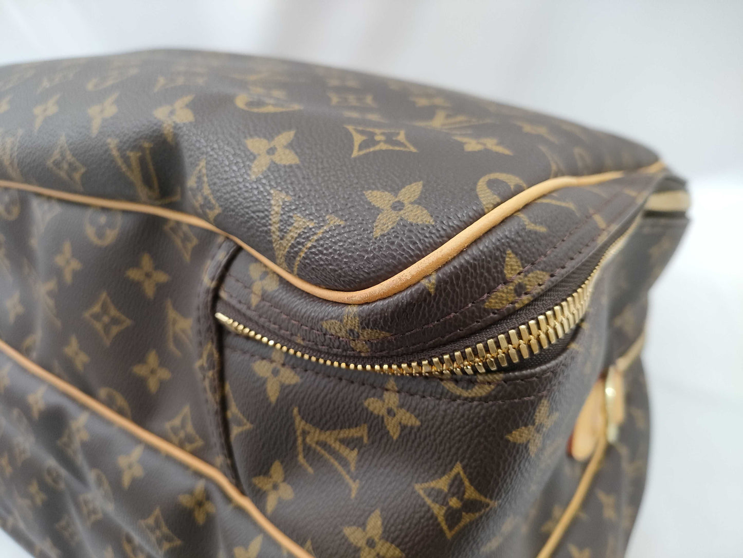 LOUIS VUITTON Alize de Poche Monogram Boston Bag with Shoulder Strap
