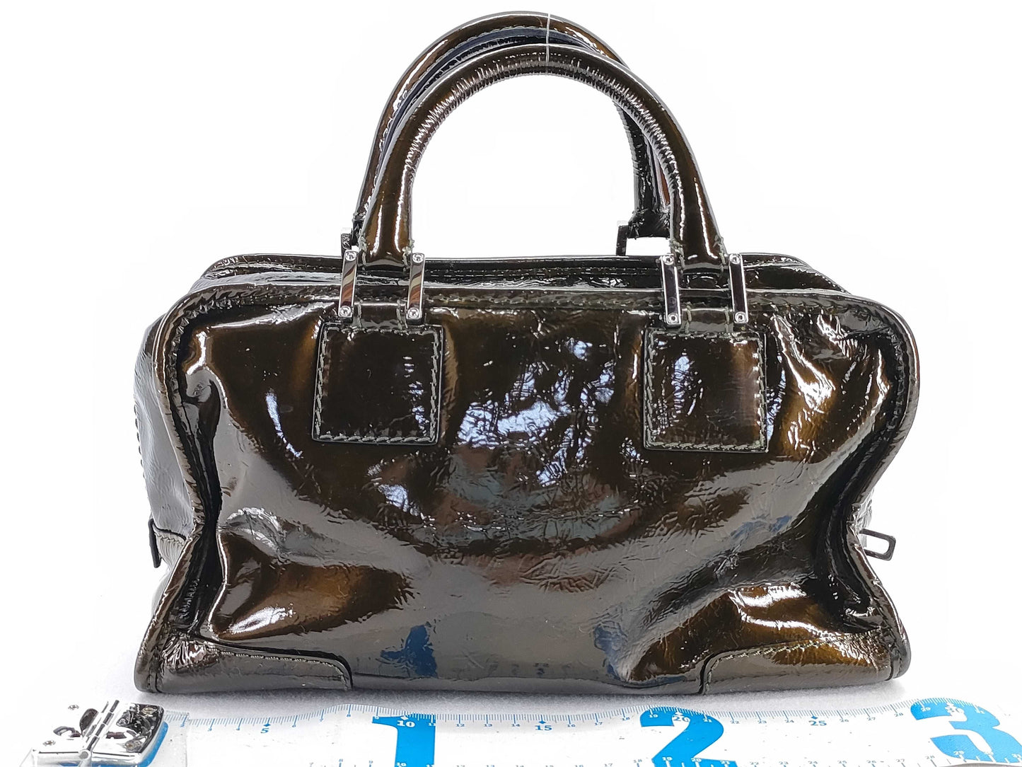 LOEWE Amazona Enamel Handbag