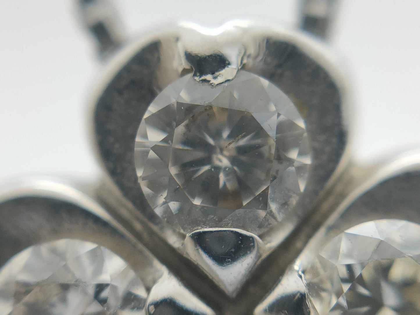 D1.00ct K18WG 7.5g Necklace