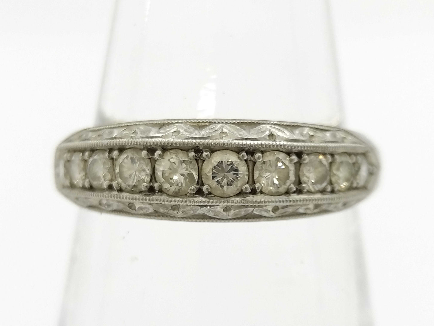 D0.46ct Pt 5.5g Ring