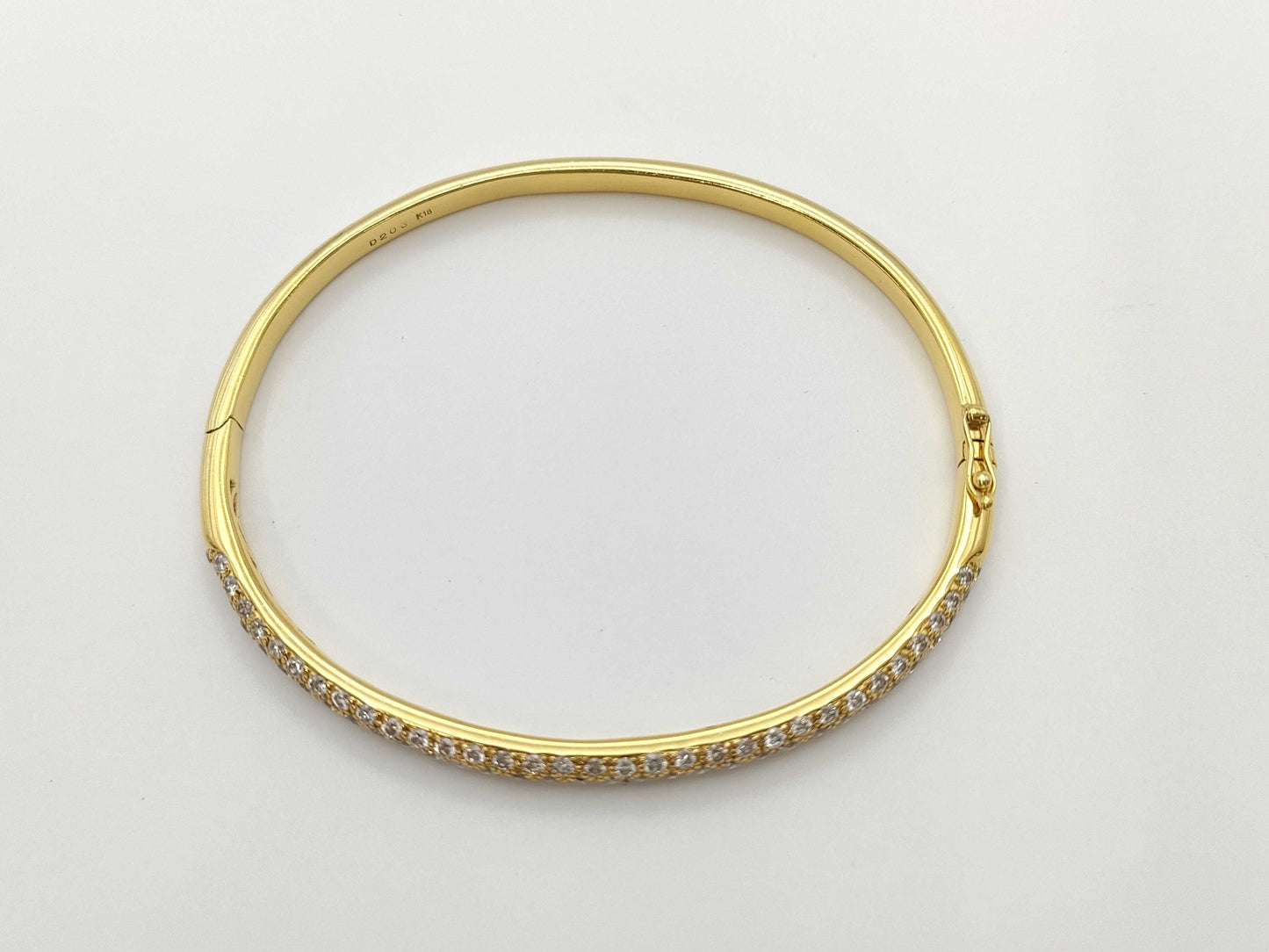 D2.03ct K18 17.3g Bracelet/Bangle