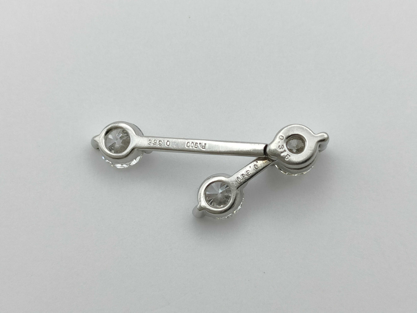 D0.315/0.330/0.355ct Pt900 2.0g Pendant Top